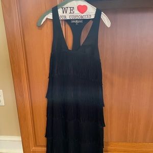 Party dress with fringe